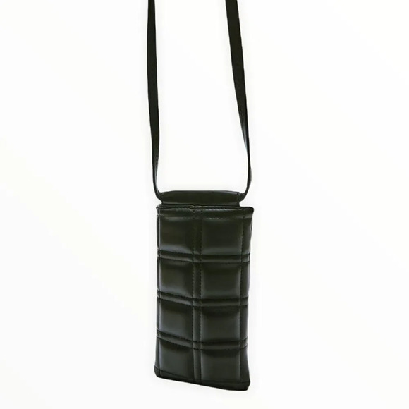 ZARA | Black | Studded Cell Phone Bag - Picture 3 of 7